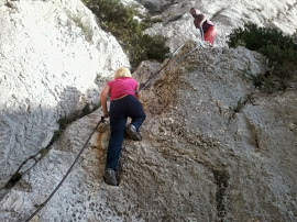 passage d'escalade